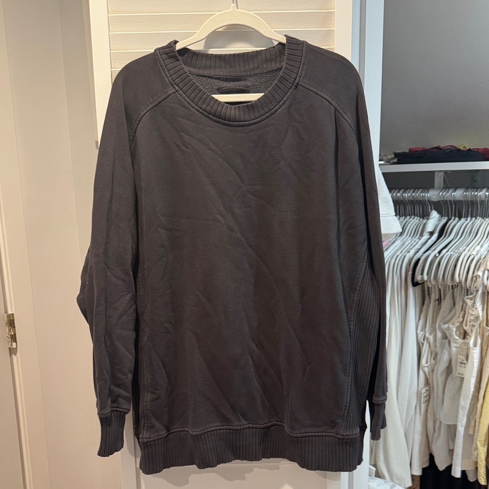 Aerie Charcoal Crewneck Sweater